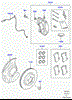 Ремкомплект гальмівної системи LR016685 LAND ROVER