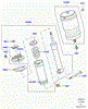 Стійка задня права LR023573 LAND ROVER