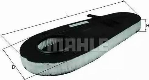 Автомобільний фільтр повітря LX3598 MAHLE