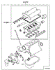 Комплект прокладок двигуна, повний MD979312 MITSUBISHI