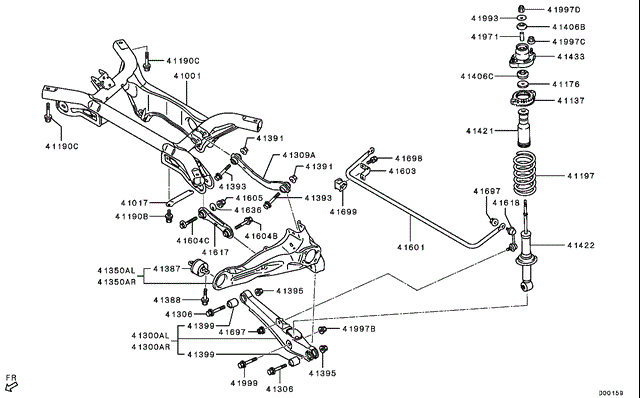 Важіль задньої підвіски верхній mitsubishi outlander xl 2007-2012 MN184100