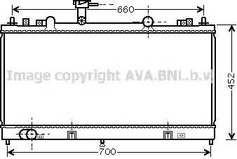 Радіатор MZ2164 AVA