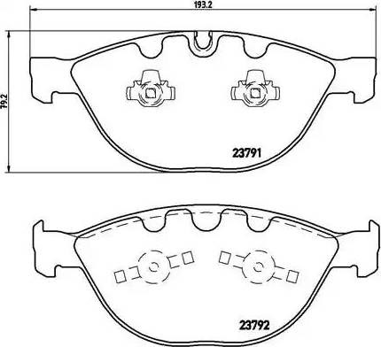 Тормозні колодки P06047 BREMBO