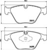 Колодки передні P06055 BREMBO