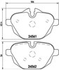 Задні гальмівні колодки P06064 BREMBO