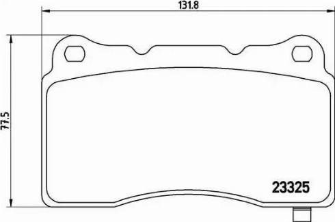 Колодки передні P09004 BREMBO