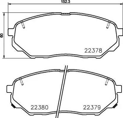 Гальмівні колодки P30086 BREMBO