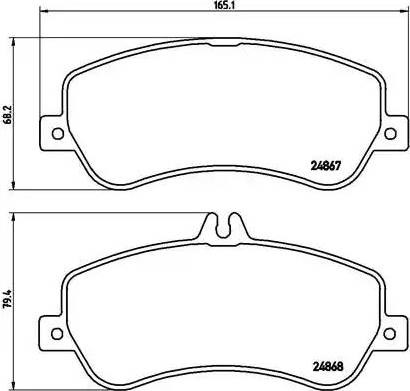 Дискові гальма P50086 BREMBO