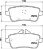 Колодки на гальмо задній дисковий P50100 BREMBO