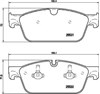 Колодки гальмівні дискові комплект P50102 BREMBO