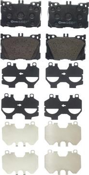 Колодки гальмівні передні, дискові P50139 BREMBO