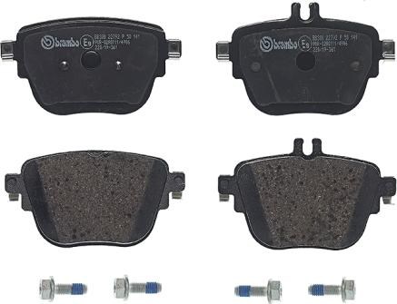 Задні колодки P50141 BREMBO
