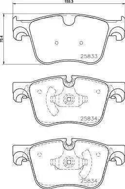 Гальмівні колодки P61127 BREMBO