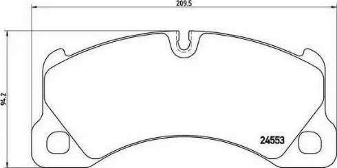 Дискові гальма P65017 BREMBO