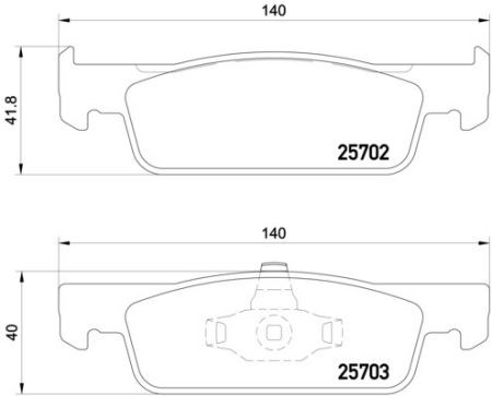 Гальмівні колодки P68059 BREMBO