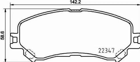 Колодки гальмівні передні, дискові P68067 BREMBO
