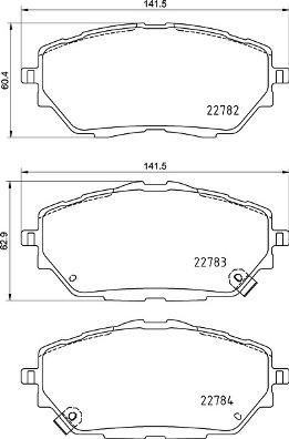 Колодки передні P83171 BREMBO