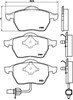 Колодки гальмівні передні, дискові P85060 BREMBO