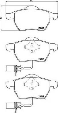 Колодки передні P85085 BREMBO
