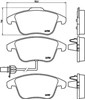 Колодки гальмівні передні, дискові P85113 BREMBO