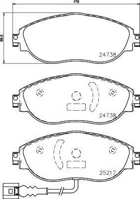 Дискові гальма P85144 BREMBO