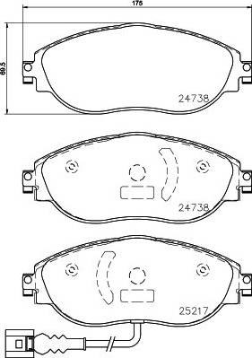 Дискові гальма P85144X BREMBO