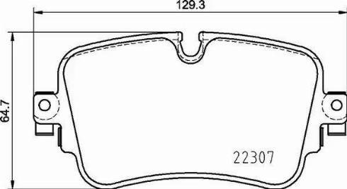 Задні колодки P85161 BREMBO