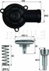 Корпус термостата в зборі TI22087D MAHLE