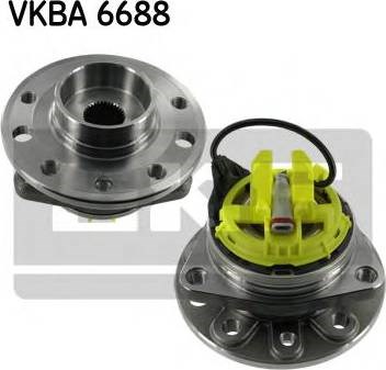 Маточина колеса, з елементами монтажу VKBA 6688