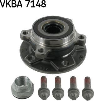 Підшипник в зборі з маточиною передній VKBA7148 SKF
