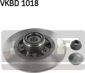 Диск гальмівний задній VKBD1018 SKF