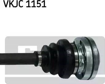 Піввісь задня, ліва VKJC1151 SKF