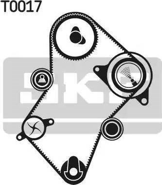 Роликовий модуль натягувача ременя (ролик, ремінь) VKMA 03241