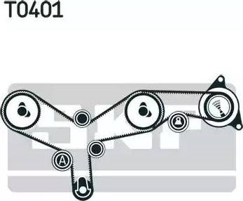 Ремни ГРМ VKMA03261 SKF