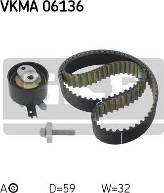Комплект ГРМ VKMA06136 SKF