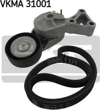 Ремінь приводний, агрегатів, комплект VKMA31001 SKF