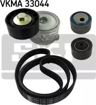 Ремінь приводний, агрегатів, комплект VKMA33044 SKF