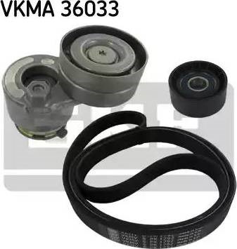 Роликовий модуль натягувача ременя (ролик, ремінь) VKMA 36033
