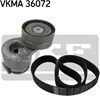 Ремінь приводний, агрегатів, комплект VKMA36072 SKF