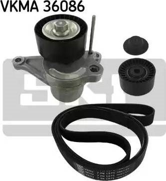 Ремінь приводний, агрегатів, комплект VKMA36086 SKF