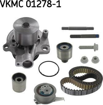 Комплект ременя грм + помпа VKMC 01278-1