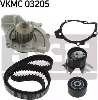 Роликовий модуль натягувача ременя (ролик, ремінь, помпа) VKMC 03205