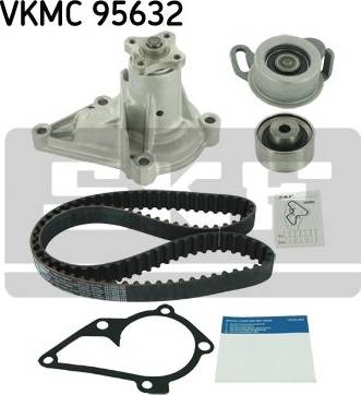 Комплект ременя грм + помпа VKMC 95632