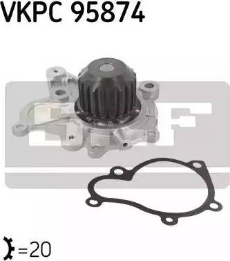 Помпа охолодження VKPC95874 SKF
