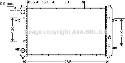 Система охолодження двигуна VNA2114 AVA