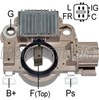 Реле-регулятор генератора, (реле зарядки) Хонда Цівік VII