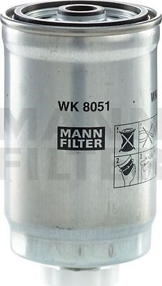 Фільтр тонкого очищення палива WK8051 MANN