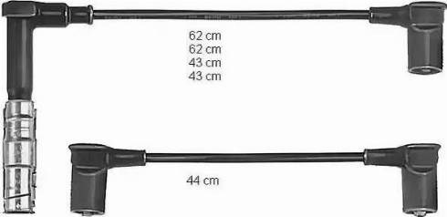 Комплект кабелів високовольтних ZEF585