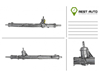Рейковий рульовий механізм JRP105 TRW