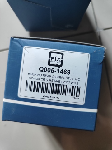 Сайлентблок траверси кріплення заднього редуктора, передній Q0051469 Q-FIX